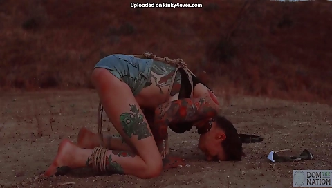 Slutty anal slut with huge tits in whippedass video