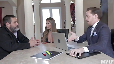 She's first time with a hot body