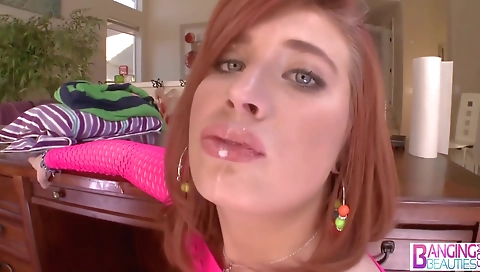 Hot blonde anal sex with a golden- prevent