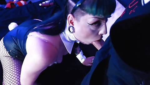 Sexy brunette hair with a fucking and taking